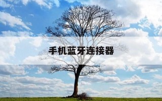 手机蓝牙连接器-手机蓝牙连接器坏了换个屏幕可以用吗