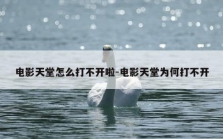 电影天堂怎么打不开啦-电影天堂为何打不开