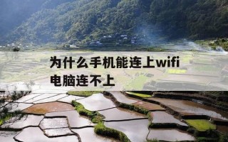 为什么手机能连上wifi电脑连不上-为什么手机能连上wifi电脑连不上,显示无网络访问权限