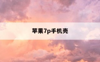 苹果7p手机壳-苹果7p手机壳图片