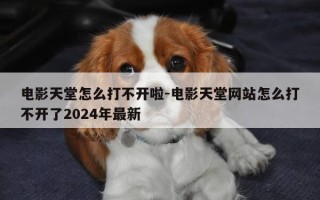 电影天堂怎么打不开啦-电影天堂网站怎么打不开了2024年最新