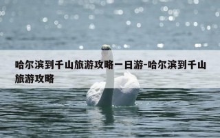 哈尔滨到千山旅游攻略一日游-哈尔滨到千山旅游攻略