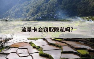 流量卡会窃取隐私吗?-使用纯流量卡会泄露隐私吗