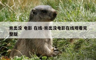 熊出没 电影 在线-熊出没电影在线观看完整版