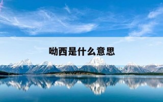呦西是什么意思-阿哭啊呦西是什么意思