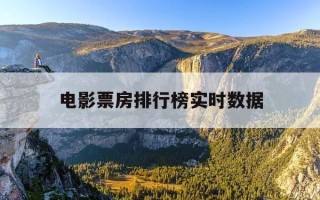 电影票房排行榜实时数据-电影票房排行榜实时数据在哪看