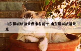 山东聊城旅游景点排名前十-山东聊城旅游景点