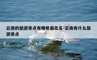 云南的旅游景点有哪些最出名-云南有什么旅游景点