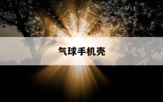 气球手机壳-气球手机壳制作教程