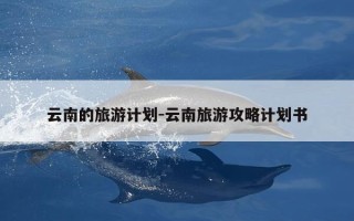 云南的旅游计划-云南旅游攻略计划书