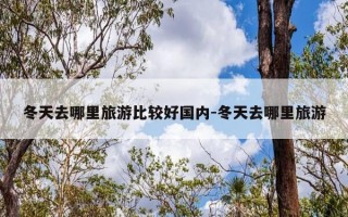冬天去哪里旅游比较好国内-冬天去哪里旅游
