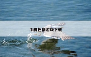 手机色情游戏下载