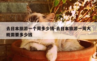 去日本旅游一个周多少钱-去日本旅游一周大概需要多少钱
