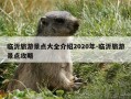 临沂旅游景点大全介绍2020年-临沂旅游景点攻略