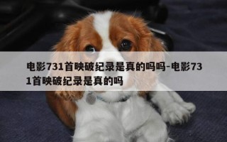 电影731首映破纪录是真的吗吗-电影731首映破纪录是真的吗
