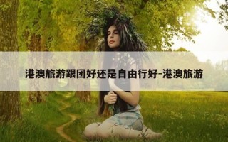 港澳旅游跟团好还是自由行好-港澳旅游