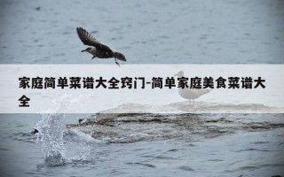 家庭简单菜谱大全窍门-简单家庭美食菜谱大全