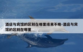酒店与宾馆的区别在哪里缘来不晚-酒店与宾馆的区别在哪里