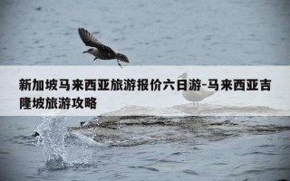 新加坡马来西亚旅游报价六日游-马来西亚吉隆坡旅游攻略