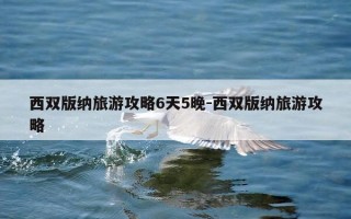 西双版纳旅游攻略6天5晚-西双版纳旅游攻略