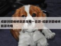 成都到碧峰峡旅游攻略一日游-成都到碧峰峡旅游攻略