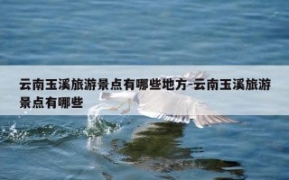 云南玉溪旅游景点有哪些地方-云南玉溪旅游景点有哪些