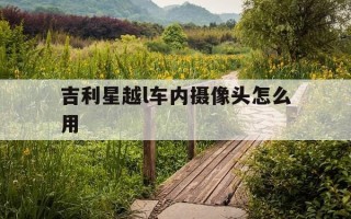 吉利星越l车内摄像头怎么用-