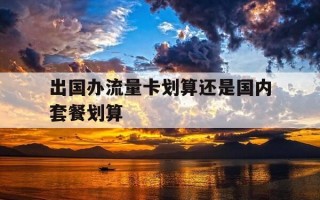 出国办流量卡划算还是国内套餐划算-出国办流量卡划算还是国内套餐划算呢