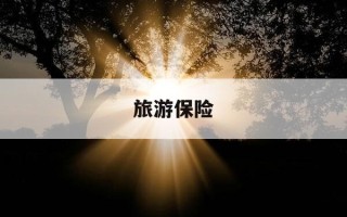 旅游保险-旅游保险旅游意外险多少钱