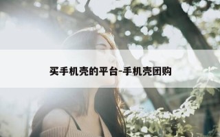 买手机壳的平台-手机壳团购