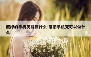 废掉的手机壳能做什么-废旧手机壳可以做什么