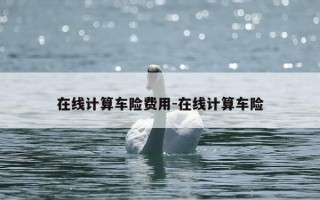 在线计算车险费用-在线计算车险