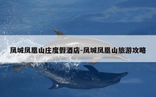 凤城凤凰山庄度假酒店-凤城凤凰山旅游攻略