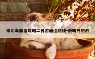 崇明岛旅游攻略二日游最佳路线-崇明岛旅游