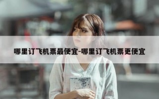 哪里订飞机票最便宜-哪里订飞机票更便宜