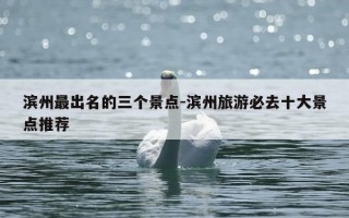 滨州最出名的三个景点-滨州旅游必去十大景点推荐