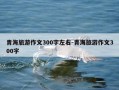 青海旅游作文300字左右-青海旅游作文300字