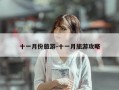 十一月份旅游-十一月旅游攻略