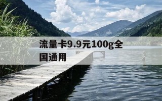 流量卡9.9元100g全国通用-流量卡99元100g全国通用可以打电话吗
