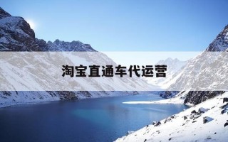 淘宝直通车代运营-淘宝直通车代运营怎么停止合作