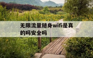无限流量随身wifi是真的吗安全吗-无限流量随身wifi是真的吗安全吗苹果