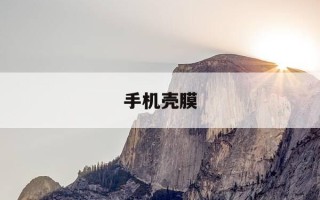 手机壳膜-手机壳膜一体建议买吗