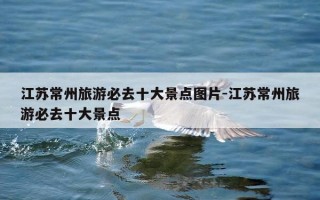 江苏常州旅游必去十大景点图片-江苏常州旅游必去十大景点