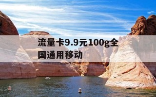 流量卡9.9元100g全国通用移动-移动流量卡99 100g