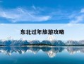 东北过年旅游攻略-春节期间东北旅游