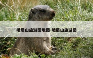 峨眉山旅游图地图-峨眉山旅游图