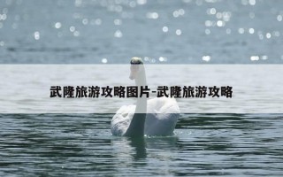 武隆旅游攻略图片-武隆旅游攻略