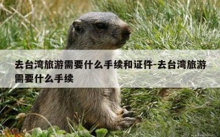 去台湾旅游需要什么手续和证件-去台湾旅游需要什么手续