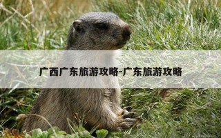 广西广东旅游攻略-广东旅游攻略
