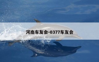 河南车友会-0377车友会